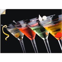 Artland Wandbild "Klassische Martini - Cocktail", Getränke, (1 St.) von Artland