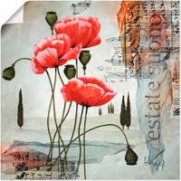 Artland Wandbild "Klatschmohn", Blumen, (1 St.) von Artland