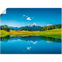 Artland Wandbild "Landschaft in den Alpen", Berge, (1 St.) von Artland