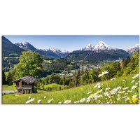 Artland Wandbild "Landschaft in den Bayerischen Alpen", Berge, (1 St.) von Artland