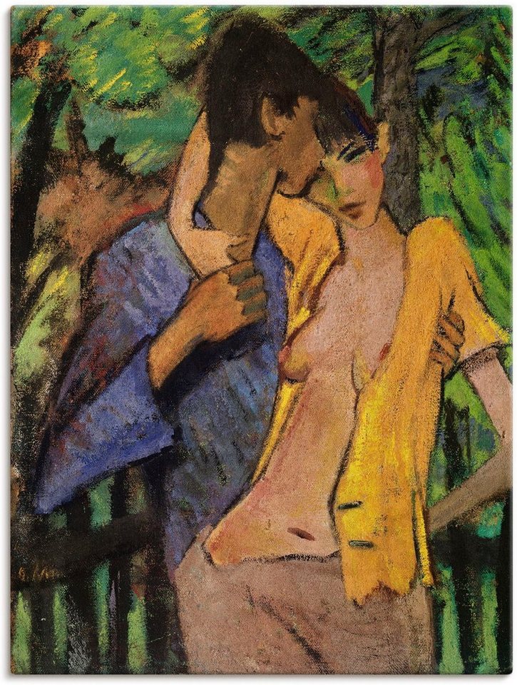 Artland Wandbild Liebespaar. 1919, Paar (1 St), als Leinwandbild, Poster in verschied. Größen von Artland