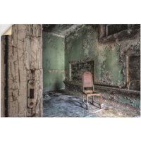 Artland Wandbild "Lost Place - einsamer Stuhl", Fenster & Türen, (1 St.) von Artland