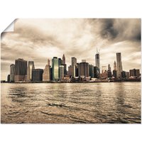 Artland Wandbild "Lower Manhattan Skyline", Amerika, (1 St.) von Artland