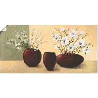 Artland Wandbild "Magnolien", Vasen & Töpfe, (1 St.) von Artland