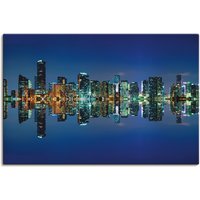 Artland Leinwandbild "Miami Skyline", Amerika, (1 St.) von Artland