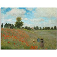 Artland Wandbild "Mohnfeld bei Argenteuil. 1873", Blumen, (1 St.), als Leinwandbild, Poster, Wandaufkleber in verschied. Größen von Artland