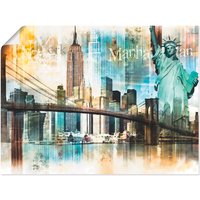 Artland Wandbild "New York Skyline Collage IV", Amerika, (1 St.) von Artland