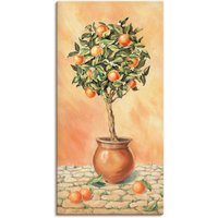 Artland Wandbild "Orangenbaum I" Pflanzen 1 Stk. tlg. als Alubild, Outdoorbild, Leinwandbild, Wandaufkleber, versch. Größen von Artland