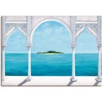 Artland Wandbild "Orientalische Karibik", Fensterblick, (1 St.) von Artland