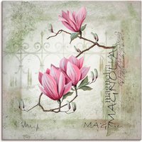 Artland Wandbild "Pinke Magnolie", Blumen, (1 St.) von Artland
