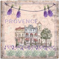 Artland Wandbild "Provence-meine Liebe", Blumen, (1 St.), als Alubild, Outdoorbild, Leinwandbild in verschied. Größen von Artland