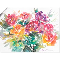 Artland Wandbild "Rosenstrauß", Blumen, (1 St.) von Artland