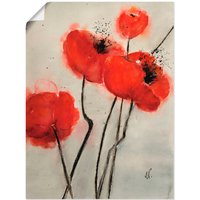 Artland Wandbild "Roter Mohn", Blumen, (1 St.) von Artland