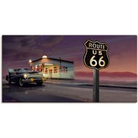 Artland Wandbild "Route 66", Bilder von Amerika, (1 St.) von Artland