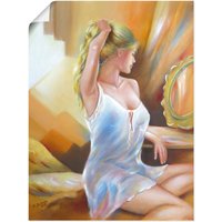 Artland Wandbild "Sexy Frau am Spiegel", Erotische Bilder, (1 St.) von Artland