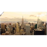 Artland Wandbild "Skyline Manhattan - New York", Amerika, (1 St.) von Artland