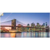 Artland Wandbild "Skyline New York City", New York, (1 St.) von Artland