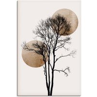 Artland Wandbild "Sonne und Mond versteckt", Baumbilder, (1 St.) von Artland