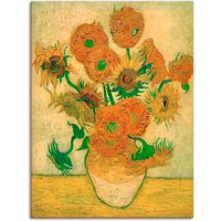 Artland Leinwandbild "Sonnenblumen", Blumen, (1 St.) von Artland