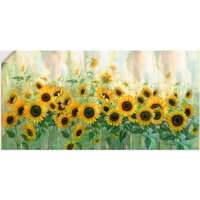 Artland Wandbild "Sonnenblumenwiese", Blumen, (1 St.) von Artland