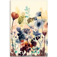 Artland Wandbild "Sonnengetrocknete Blüten I", Blumenwiese, (1 St.), als Alubild, Outdoorbild, Leinwandbild, Poster, Wandaufkleber von Artland