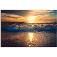 Artland Wandbild "Sonnenuntergang am Meer", Gewässer, (1 St.) von Artland