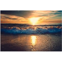 Artland Wandbild "Sonnenuntergang am Meer", Gewässer, (1 St.) von Artland