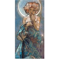 Artland Wandbild "Sterne Der Mond 1902", Frau, (1 St.) von Artland