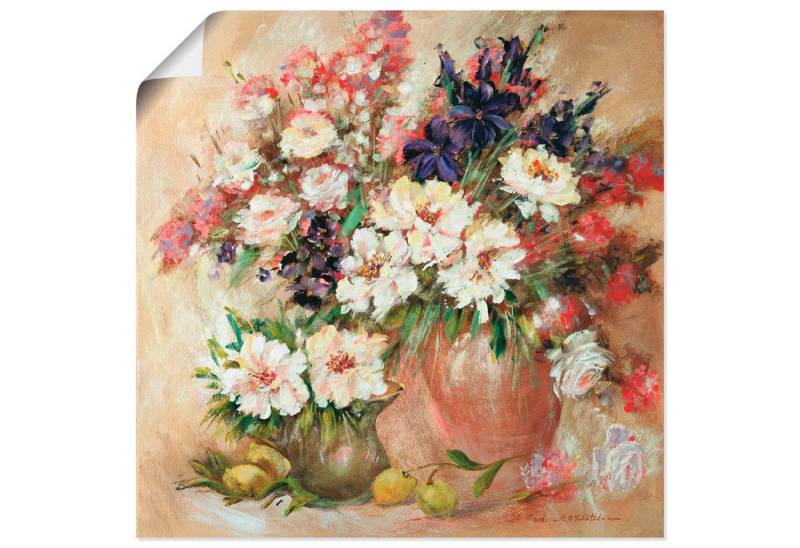 Artland Poster Stillleben I, Blumen (1 St), als Leinwandbild, Wandaufkleber oder Poster in versch. Größen von Artland