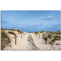 Artland Wandbild "Strandaufgang an Küste der Ostsee", Strandbilder, (1 St.) von Artland