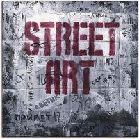 Artland Wandbild "Street Art - Straßenkunst", Sprüche & Texte, (1 St.) von Artland