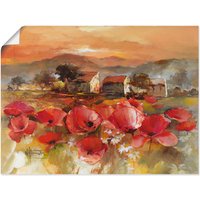 Artland Wandbild "Toskana Romantic II", Blumen, (1 St.) von Artland