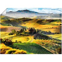 Artland Wandbild "Toskana von oben", Bilder von Europa, (1 St.) von Artland