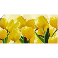 Artland Wandbild "Tulpenfeld gelb", Blumen, (1 St.) von Artland