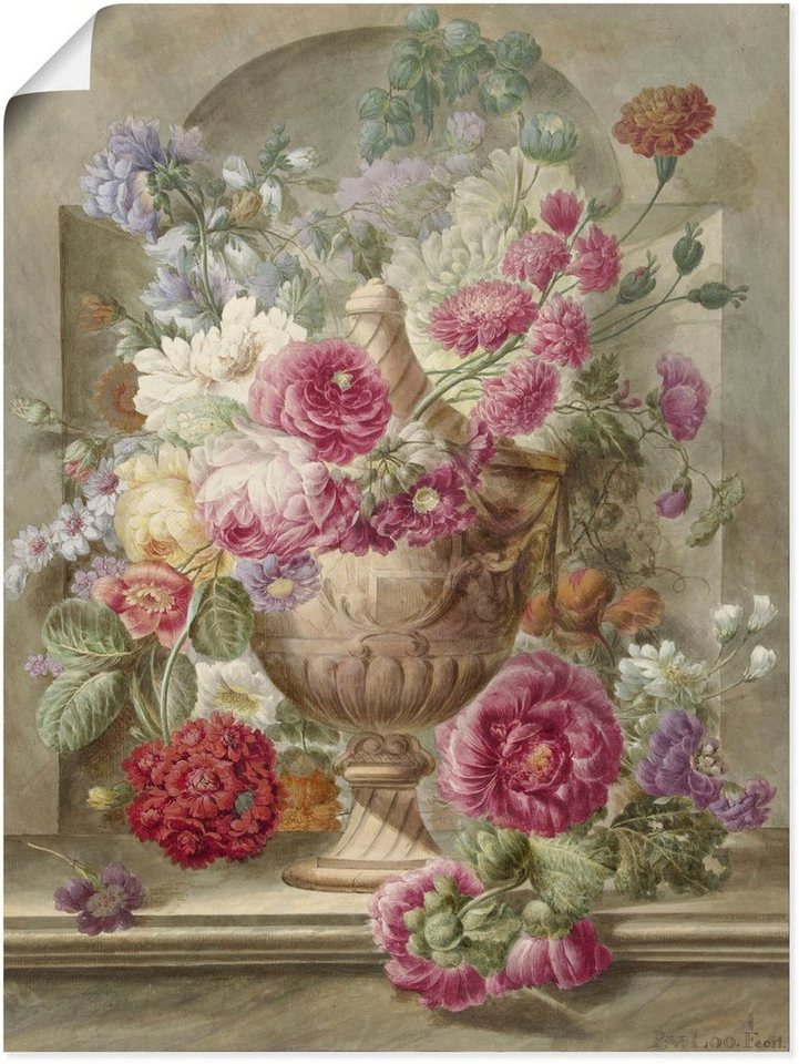 Artland Wandbild Vase mit Blumen., Arrangements (1 St), als Leinwandbild, Poster, Wandaufkleber in verschied. Größen von Artland