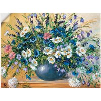 Artland Wandbild "Vase mit Kornblumen", Blumen, (1 St.) von Artland