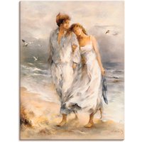 Artland Wandbild "Verliebt" Paar 1 Stk. tlg. als Leinwandbild, Poster, Wandaufkleber in verschied. Größen von Artland