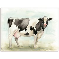 Artland Wandbild "Wasserfarben Kuh I", Haustiere, (1 St.) von Artland