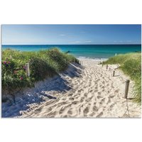 Artland Wandbild "Weg zum Strand an der Ostsee", Strandbilder, (1 St.) von Artland