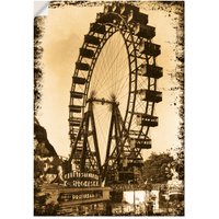 Artland Wandbild "Wien - Prater", Gebäude, (1 St.) von Artland