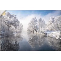 Artland Wandbild "Winter in Oberbayern", Seebilder, (1 St.) von Artland