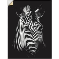 Artland Wandbild "Zebra", Zebra Bilder, (1 St.) von Artland