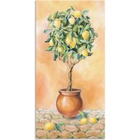 Artland Wandbild "Zitronenbaum I" Pflanzen 1 Stk. tlg. als Alubild, Outdoorbild, Leinwandbild in verschied. Größen von Artland