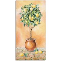Artland Wandbild "Zitronenbaum I" Pflanzen 1 Stk. tlg. als Alubild, Outdoorbild, Leinwandbild in verschied. Größen von Artland