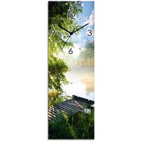 Artland Wanduhr "Angelsteg am Morgen" wahlweise mit Quarz- oder Funkuhrwerk, lautlos ohne Tickgeräusche von Artland