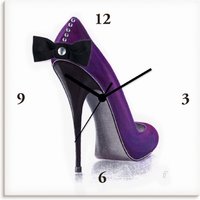 Artland Wanduhr "Damenschuh - Violettes Modell" von Artland