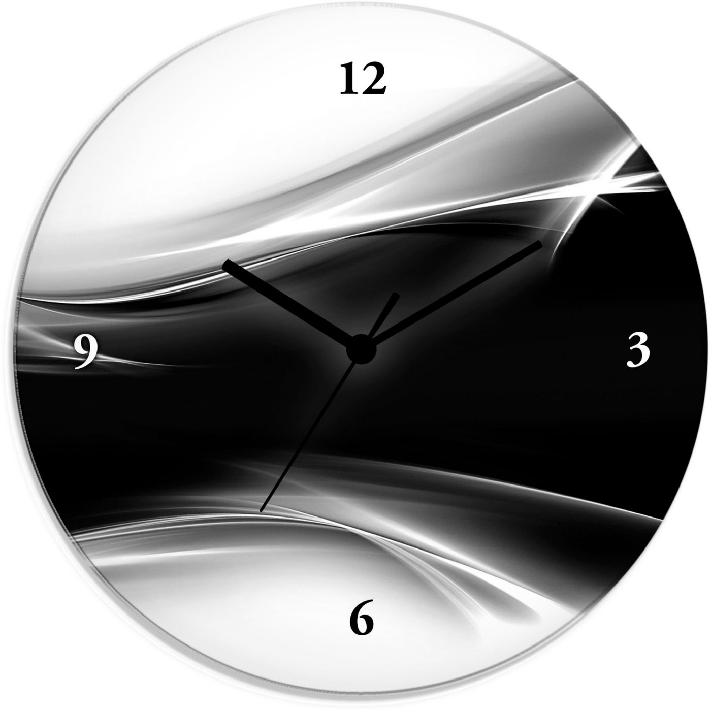 Artland Wanduhr Kreatives Element (wahlweise mit Quarz- oder Funkuhrwerk, lautlos ohne Tickgeräusche) von Artland