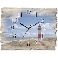 Artland Wanduhr "Leuchtturm Sylt" wahlweise mit Quarz- oder Funkuhrwerk, lautlos ohne Tickgeräusche von Artland