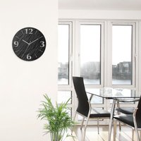Artland Wanduhr "Schiefer" wahlweise mit Quarz- oder Funkuhrwerk, lautlos ohne Tickgeräusche von Artland
