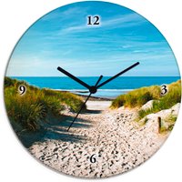 Artland Wanduhr "Strand mit Sanddünen und Weg zur See", wahlweise mit Quarz- oder Funkuhrwerk, lautlos ohne Tickgeräusche Artland Wanduhr "Strand mit Sanddünen und Weg zur See", wahlweise mit Quarz- oder Funkuhrwerk, lautlos ohne Tickgeräusche von Artland